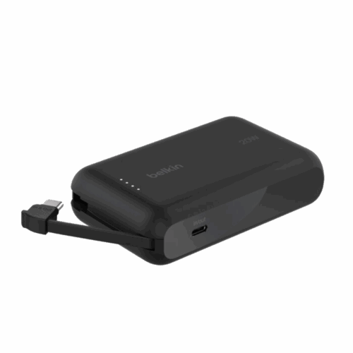 Belkin BoostCharge Powerbank 10K mit integriertem Kabel